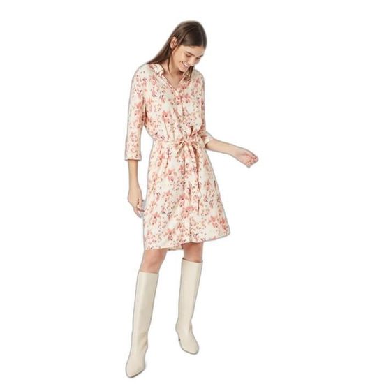 Straw Robe Robe chemise femme b.young Joella - italian straw mix - 34 Italian ...