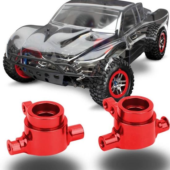 Écrous De Blocage De Roue En Alliage D'aluminium Pour Voiture RC 1/10 - Compatible Wltoys K949 - Pack De 4 - Rouge