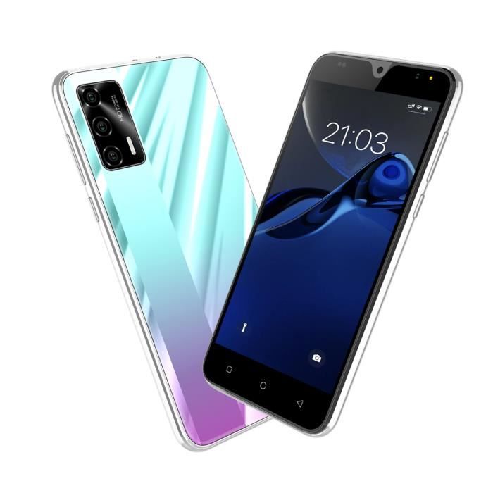 Smartphone Débloqué 5.5'' Écran 16 Go Android 9.0 Téléphone portable GPS 8MP Double Sim -Blanc