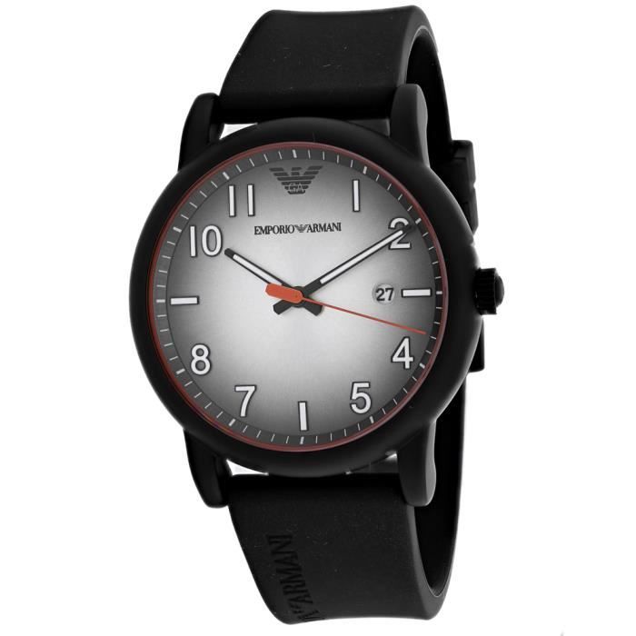 Armani Men's Three Hand Silver Dial Watch - AR11176