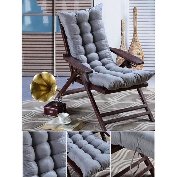 Coussins pour chaises de jardin HMWPB Indoor Plein Air Coussin De Chaise De Retour,Salon Coussins D’Assise,Solid Color L 204603