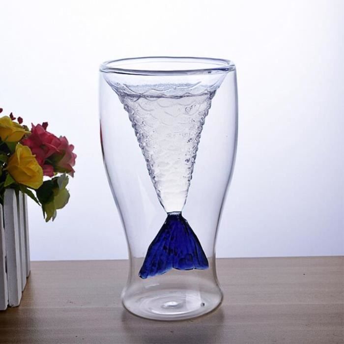 Thème de la sirène 100mL Vodka Shot Vin Whisky Bar à bière Verre à boire Carafe Coupe ZCJ90405001BU_Nbgsegxm