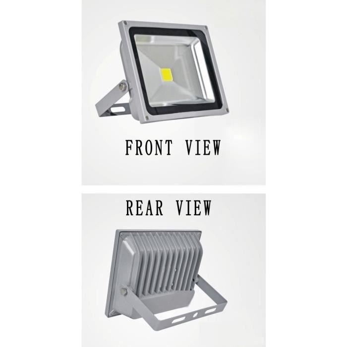 Bleu Led Flood Projecteur 30W Outdoor PIR Lumière crue de LED avec détecteur de mouvement Spotlight AC85-265V étanche