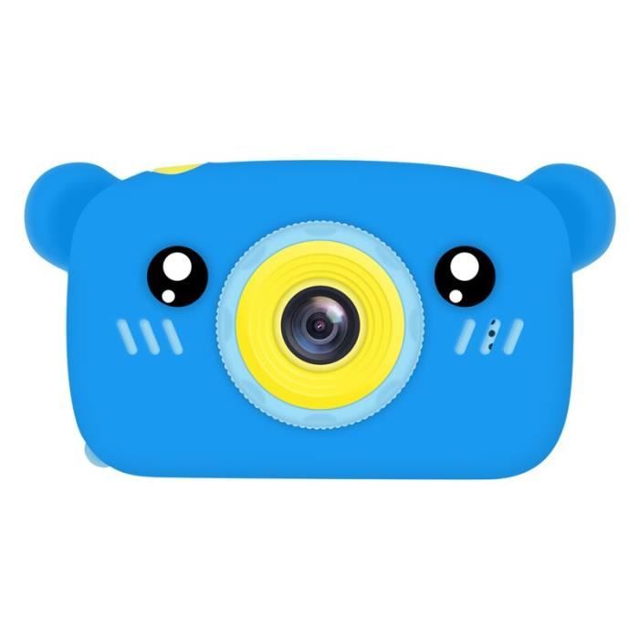 Appareil photo enfant,Mignon ours électronique appareil photo numérique jouets pour enfants cadeaux - Type No TF Card #D