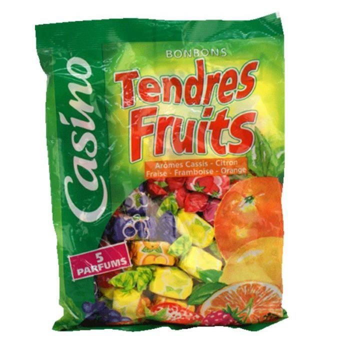 Bonbons tendres fruits - 360 g