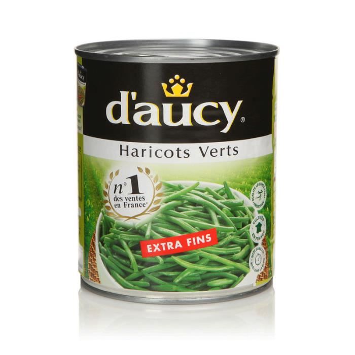 Haricots verts extra-fins 400g D'aucy