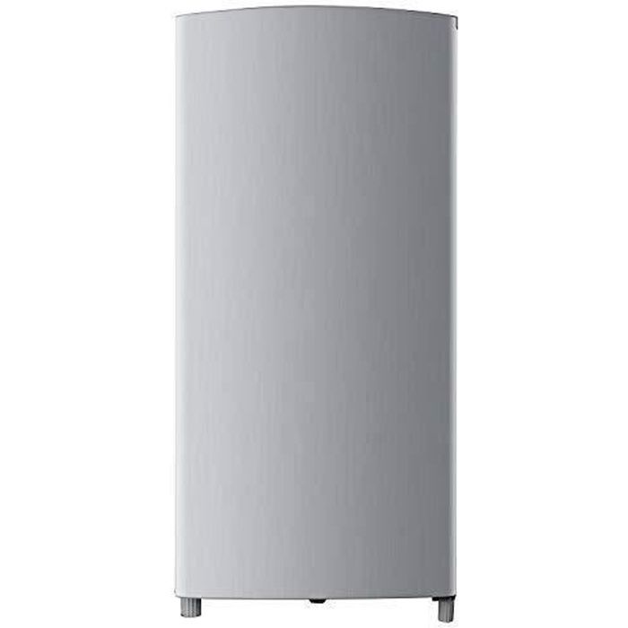 Hisense RRR195D4DD1 Refrigerateur monoporte ligne POP, capacite 150 L, hauteur 113 cm, compact avec congelateur en haut, argente