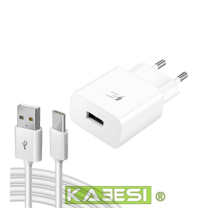 Chargeur Secteur Charge Rapide Pour BLACKVIEW 6800 Pro- BV6800 Pro – Avec Cable – KAEESI®