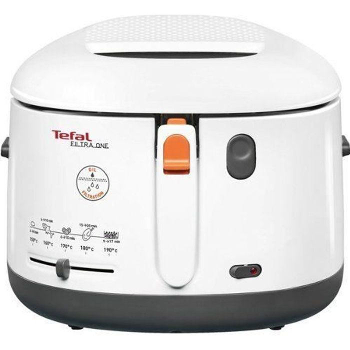 Tefal FF1621 Friteuse FILTRA One-1900 watts blanc