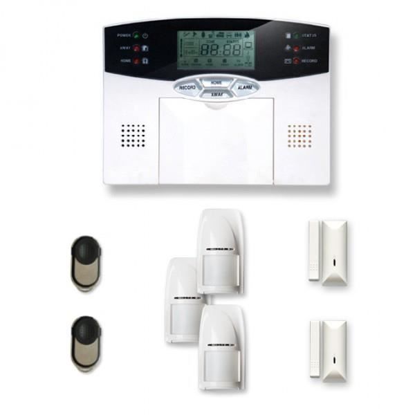 Alarme maison sans fil 2 à 3 pièces MN mouvement et intrusion - Compatible Box Internet