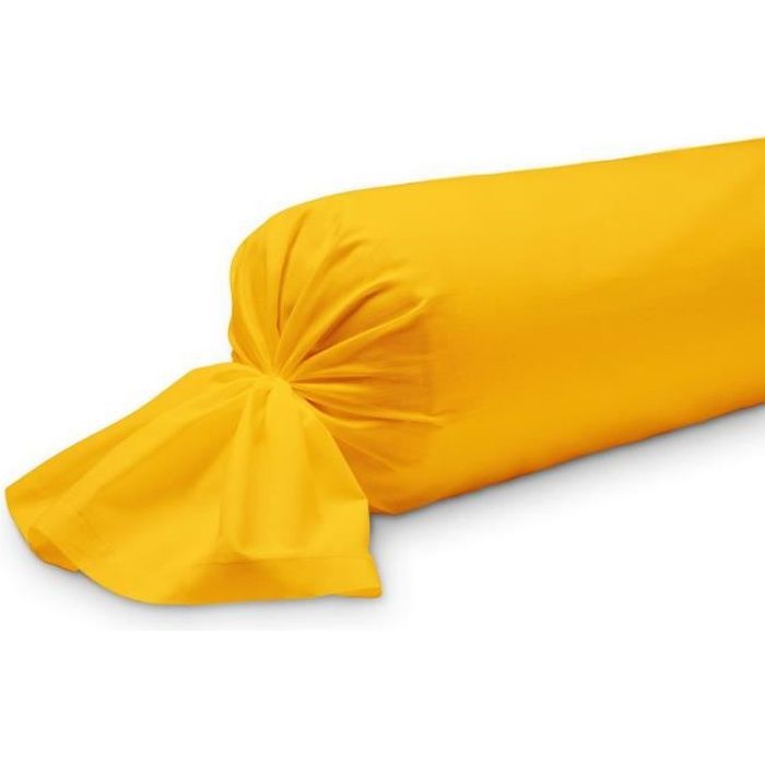 TODAY Taie de traversin 100% coton - 45x185 cm - Safran