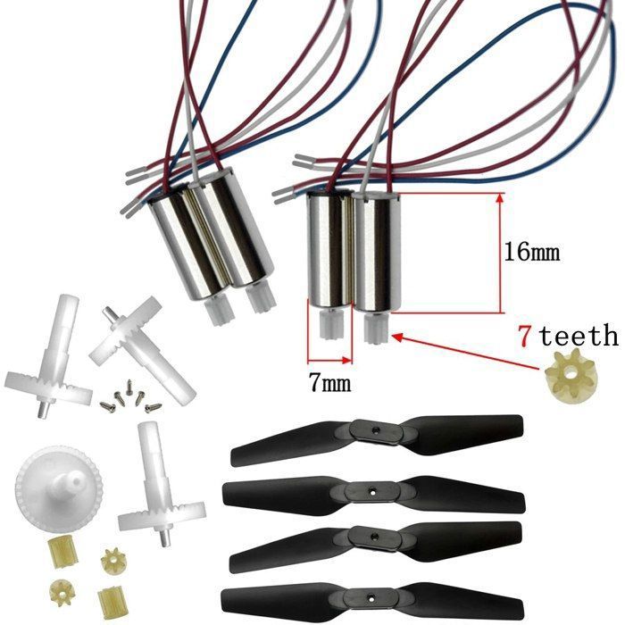 Moteur Tasse Creuse 8.5x20mm Moteur Drone 8520 - 8.5x20mm - 3~5V - Pour - Lot De 2 Pièces Quadrirotor Rc