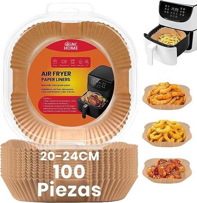 100 Feuilles Papier Parchemin Pour Friteuse Air - Antiadhésif, Résistant Graisse, Pour Four Et Micro-ondes