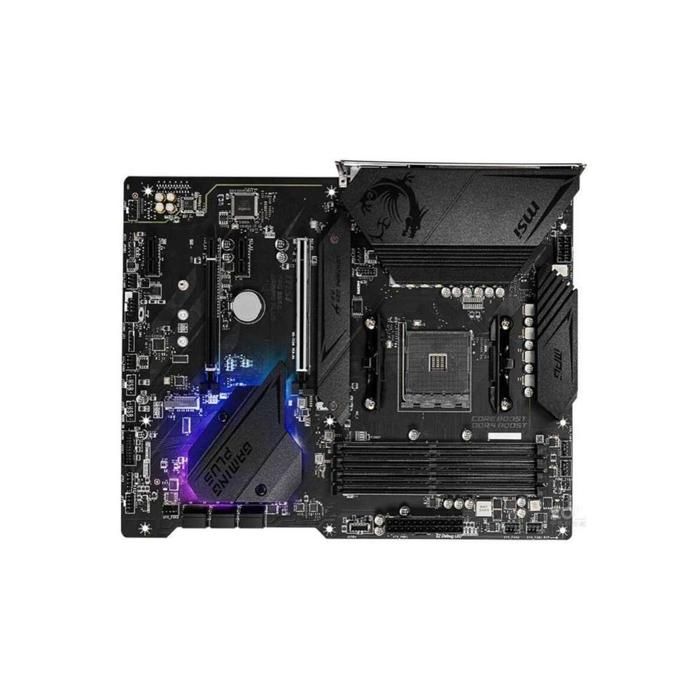 Carte mère MSI MPG B550 GAMING PLUS AMD B550 Socket AM4 4xDDR4 SDRAM 128 Go ATX - Msi