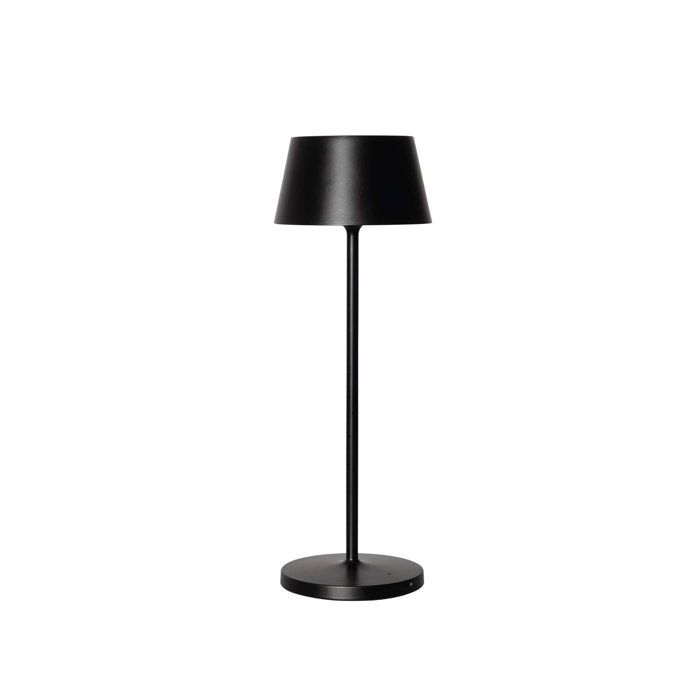 MAULnina Lampe LED à piles - dimmable - pied - intérieur et extérieur - noir - 1 pièce - 12 x 12 x 34 cm - MAUL