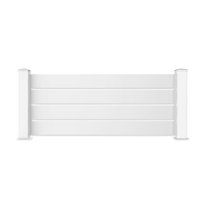 Lot De 3 Clôtures Aluminium VELETA 1.9m - Hauteur 170cm Gris Anthracite - Brise-vue Jardin