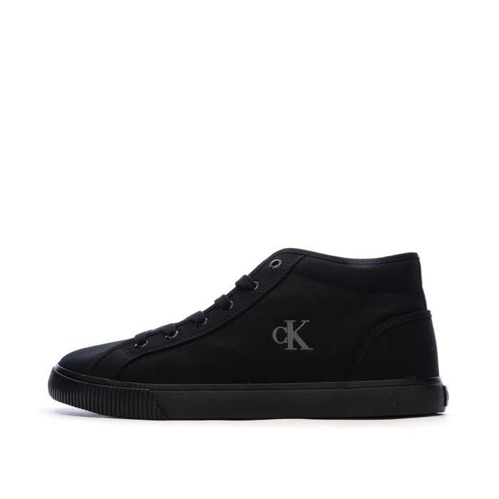 Calvin Klein Baskets Noires Homme Calvin Klein Jeans Ess Vulc