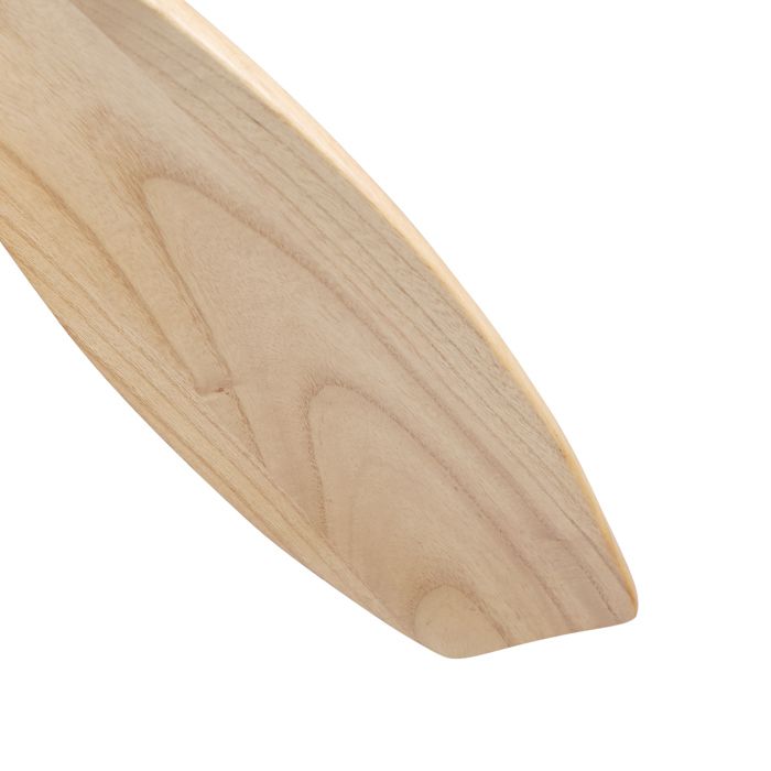 Ventilateur de plafond à profil bas de 52 pouces à pales en bois massif sans lumière Télécommande à 6 vitesses pour le patio et le - Rejimenez2025