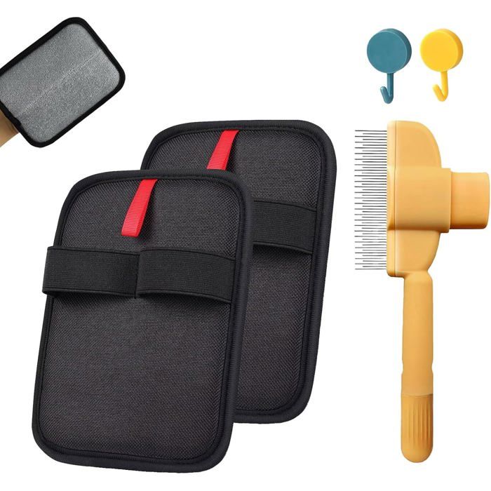 Meilleurs prix pour 2 Gant anti poils animauxGant poils animauxPoils Magnétiques pour enlever Les Poils danimaux de Compagnie （B） BROSSE