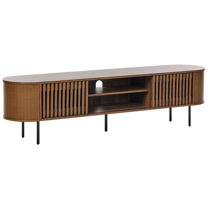 Meuble TV TAROON Marron foncé Meuble TV TAROON Marron foncé
