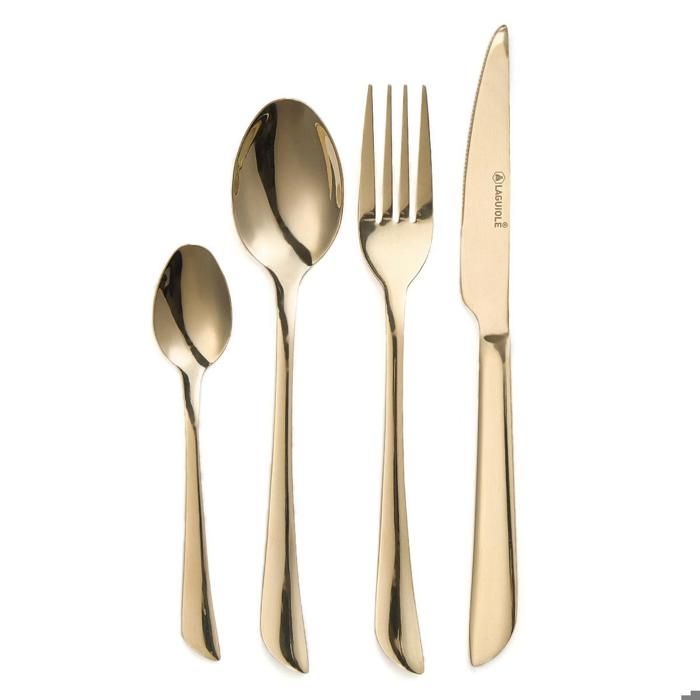 LAGUIOLE CUISSON - Ménagère 24 pièces - Théa champagne