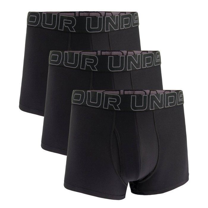 Under Armour Caleçon Homme - Paquet de 3 UA PERFORMANCE TECH - SOLID 3 IN 3PK