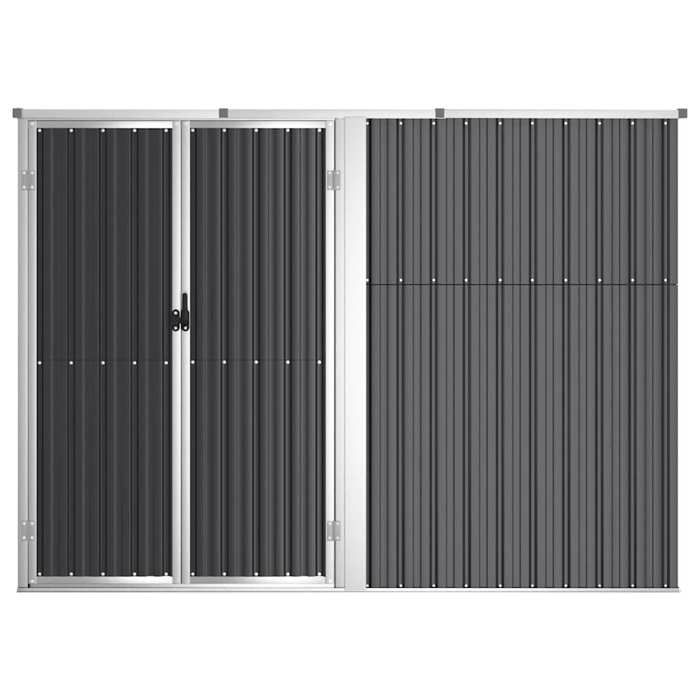 En PromotionAbri à outils de jardin Moderne - ABOTT@ abri de rangement/Armoire haut - anthracite 225x89x161cm acier galvanisé B617