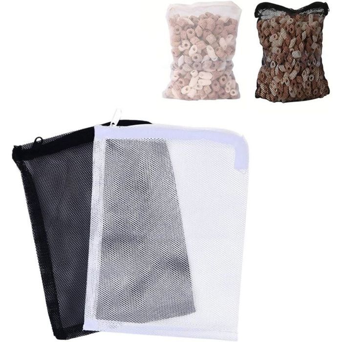 Filet de filtration pour aquarium - Unbrand - Lot de 10 pièces - Polyester résistant - Cordon de serrage