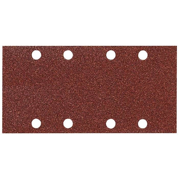 Papier abrasif P 36077 grain 80 feuilles perforées 93 x 230 mm lot de