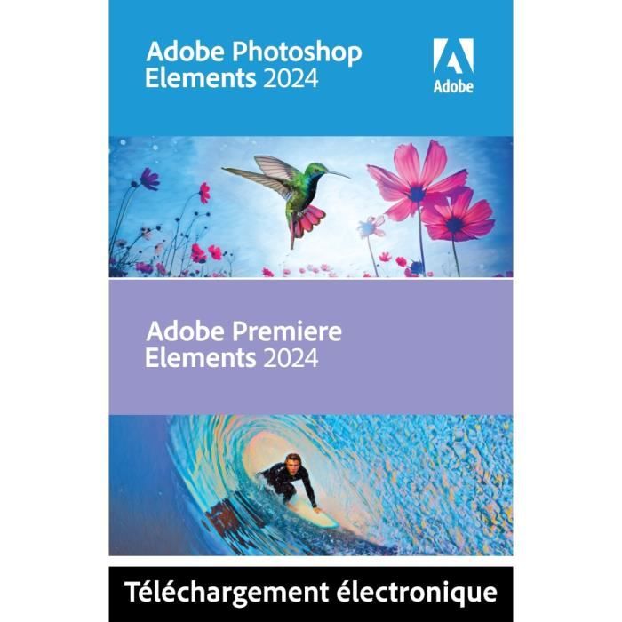 Adobe Elements & Premiere Elements 2024 Licence perpétuelle