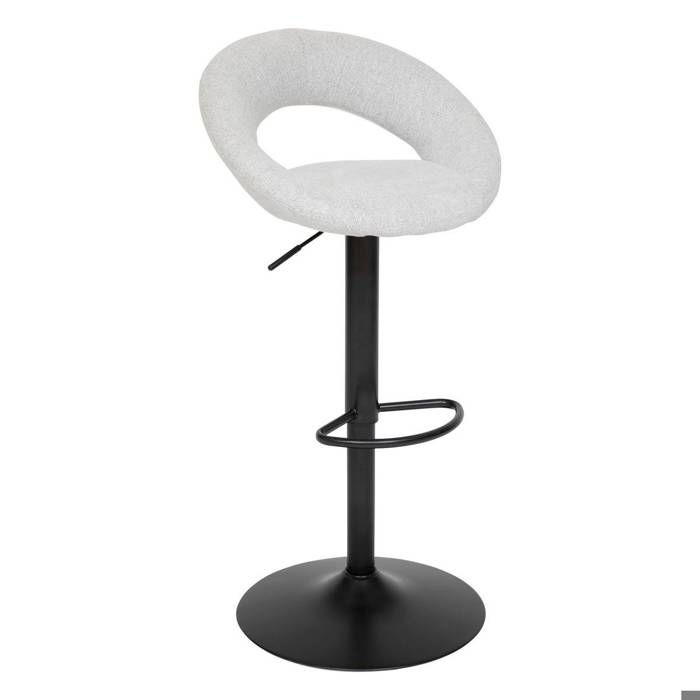 Lot de 2 tabourets de bar Sasha gris - Atmosphera Créateur dintérieur Lot de 2 tabourets de bar Sasha gris - Atmosphera Créateur dintérieur