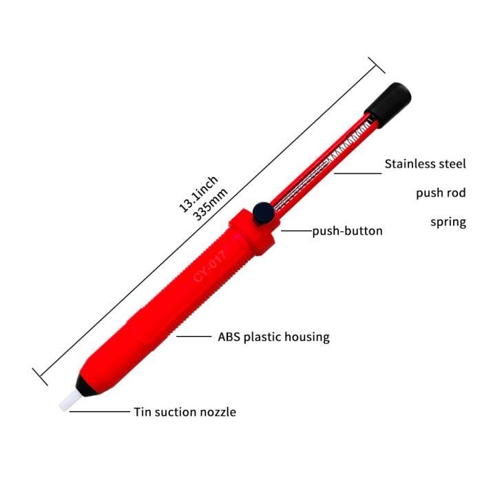Pompe à Dessouder électrique Ejoyous – Aspiration Puissante, Automatique, Idéale Pour Circuits Intégrés Et Gros Composants | 30W Chauffage, 350W Instantané