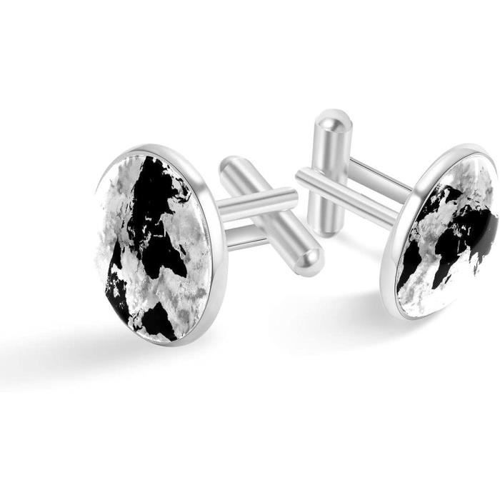 Paire De Boutons De Manchettes Vintage - Occasion - Style Rétro