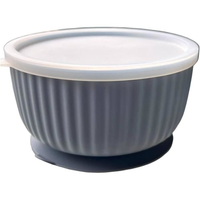 Gamelles pour chat avec ventouse de 400 ml avec couvercle en silicone Gamelle surélevée en