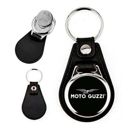 Porte-clés rond en métal pour moto Honda Avec boîte cadeau 