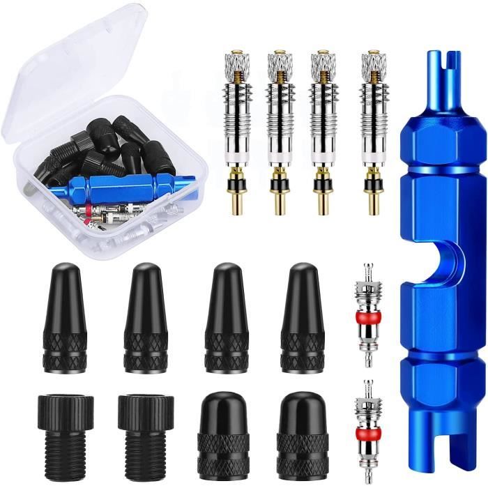 Adattatore Valvola Bici Kit 6 Adattatori Per Valvole Pneumatici - Foto 5