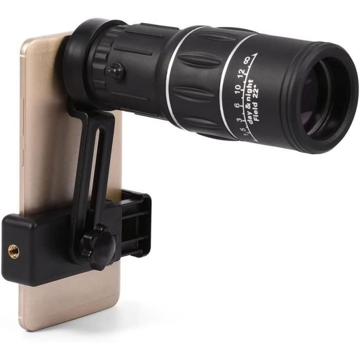Télescope monoculaire, 16x52, faible luminosité, Zoomable, télescope de