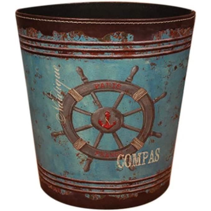 Poubelle Poubelle Corbeille à Papier Créative Décorative Style Rétro