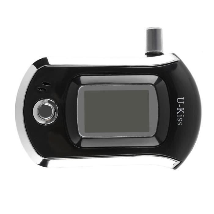 Testeur dalcool Portable avec /Écran LCD QINFOX /Éthylotest /Électronique 5 Embouts Num/érique Alcootest