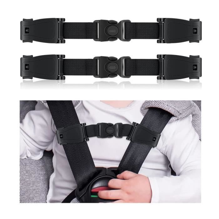 Clip de ceinture pour siège auto et pousette - Noir - Kiabi - 14.90€