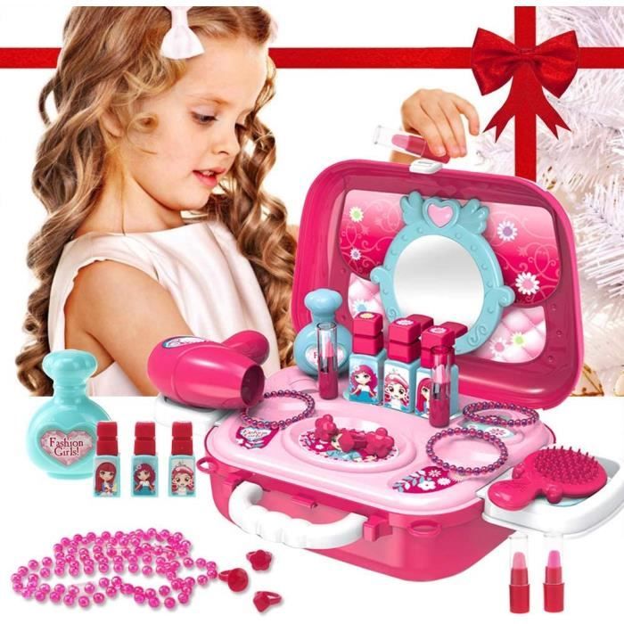 Faux Maquillage Enfant Jouet Filles, 21PCS Malette Maquillage Jouet,  Ensemble de Maquillage Jouet Meilleur Cadeau pour Fille - Cdiscount Jeux -  Jouets