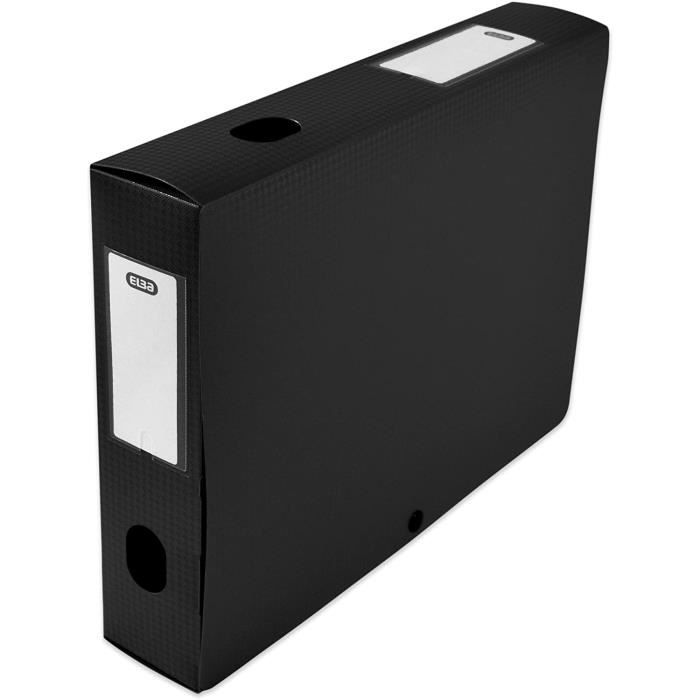 Organisateur Documents Archives 75mm Lot De 8 Boîtes De Classement A4 Noires à Monter - 31x23.6x7.5 Cm, Plastique, Dos 75 Mm, Empilables Rangement Papier Administratif Organisateur Documents Archives 75mm Lot De 8 Boîtes De Classement A4 Noires à Monter - 31x23.6x7.5 Cm, Plastique, Dos 75 Mm, Empilables Rangement Papier Administratif