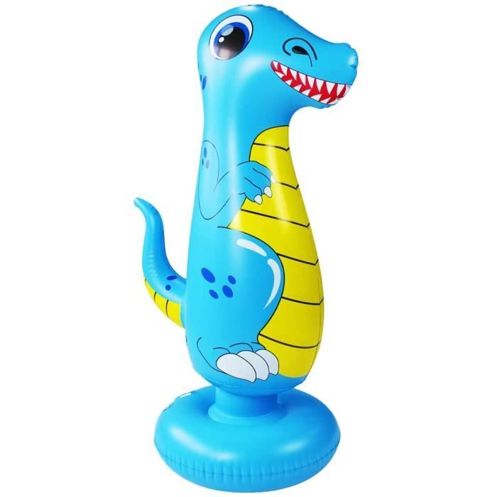 Jouet Boxe Gonflable Géant Pour Enfants 4-12 Ans - Mannequin Kick-Dummy Rechargeable - Idéal Anniversaire, TDAH, Énergie Et Coordination