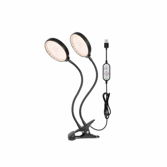 Kit Culture Intérieur Lampes De Croissance Solaires 5W - Bandes LED Pour Plantes, Spectre Complet, énergie Solaire éclairage Plante Balcon - 7