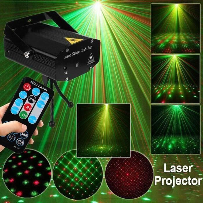 Lumière laser Projecteur de scène DJ Disco LED L16 deux-en-un 16 images  cristal petite boule magique