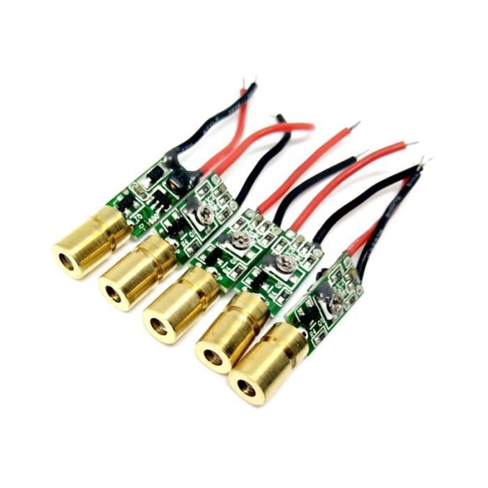 Module Laser Vert 520nm 1mW Focalisable étanche - Stylo Classe 1M - Neuf