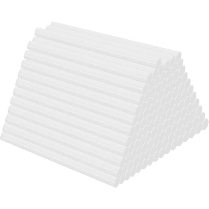 10 bâtons de colle à chaud transparents 7 x 100 mm - Colle extra