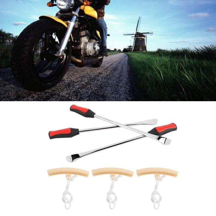 14,5 pouces outil de cuillère de moto pour démonte-pneus changement cuillères levier fer jante protecteur kit d'outils -lushedmall®