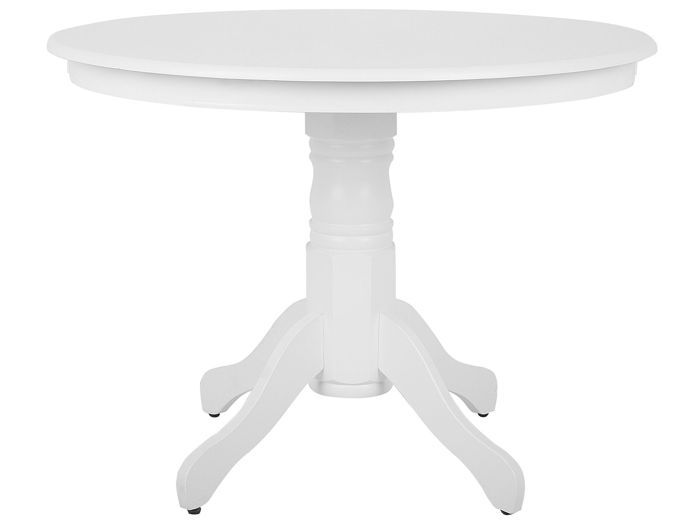 beliani - table ronde 100 cm blanche akron
