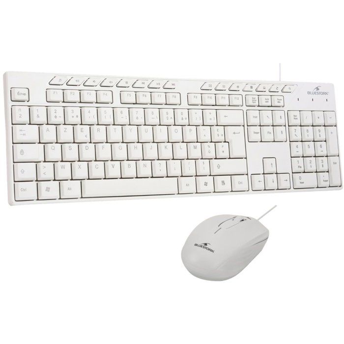 Le PACK MEDIA OFFICE est facile à installer et à utiliser. Branchez-le simplement sur un port USB de votre ordinateur et il est prêt à fonctionner immédiatement. Ce pack clavier souris filaire AZERTY est compatible avec Windows. Le clavier dispose de 15 touches multimédia et la souris dune résolution de mouvement de 1600 DPI.